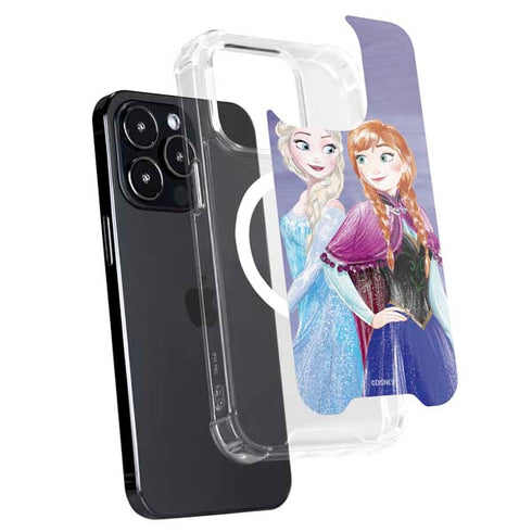 Disney Frozen Elsa and Anna Sisters Art iPhone 15 Pro Max MagSafe Case