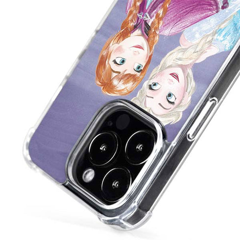 Disney Frozen Elsa and Anna Sisters Art iPhone 15 Pro Max MagSafe Case