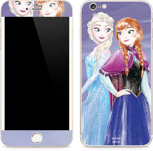 Disney Frozen Elsa and Anna Sisters Art iPhone 6/6s Plus Skin
