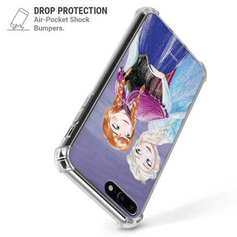Disney Frozen Elsa and Anna Sisters Art iPhone 7/8 Plus Clear Case