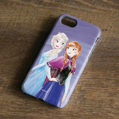 Disney Frozen Elsa and Anna Sisters Art iPhone 7 Pro Case