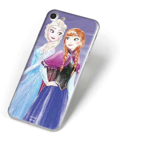 Disney Frozen Elsa and Anna Sisters Art iPhone 8 Skin