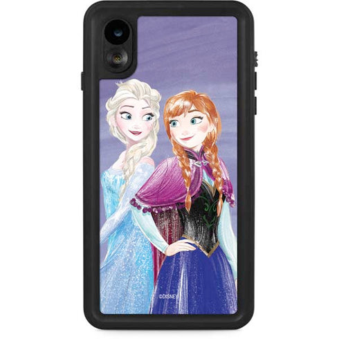 Disney Frozen Elsa and Anna Sisters Art iPhone XR Waterproof Case
