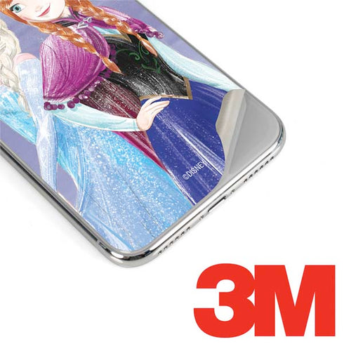 Disney Frozen Elsa and Anna Sisters Art iPhone XS Skin