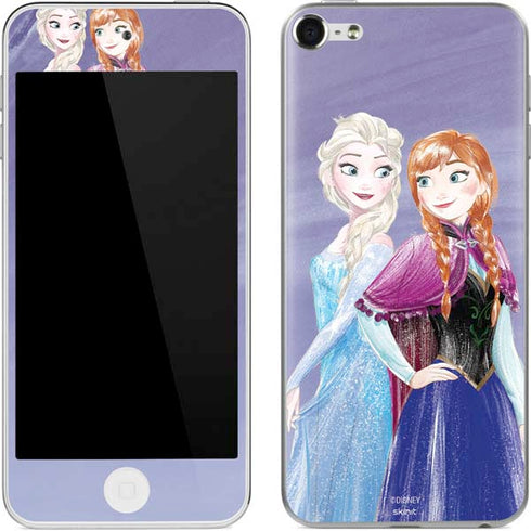 Disney Frozen Elsa and Anna Sisters Art Apple iPod Skin