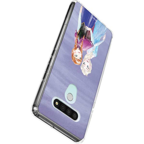 Disney Frozen Elsa and Anna Sisters Art LG Stylo 6 Clear Case