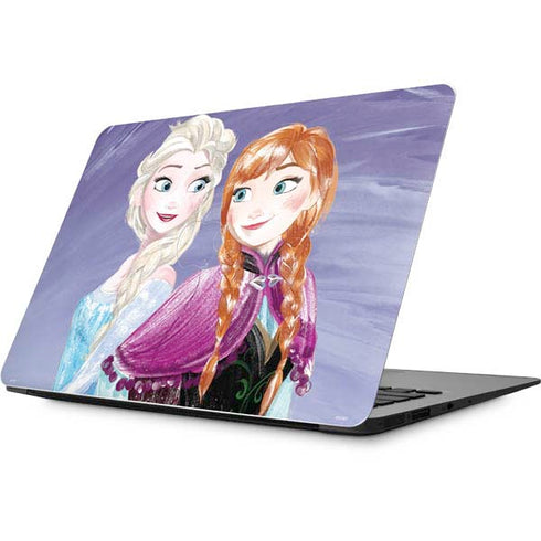 Disney Frozen Elsa and Anna Sisters Art Apple MacBook Skin