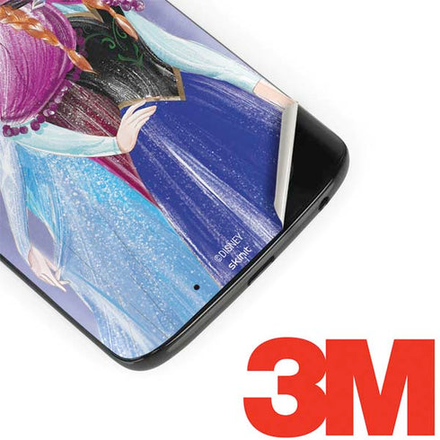 Disney Frozen Elsa and Anna Sisters Art Moto G6 Skin