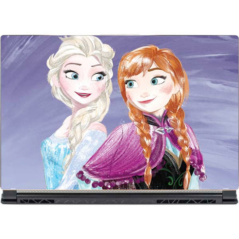 Disney Frozen Elsa and Anna Sisters Art MSI GS65 Stealth Laptop Skin