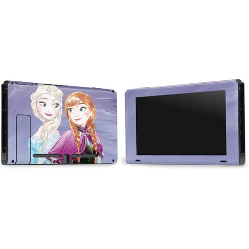 Disney Frozen Elsa and Anna Sisters Art Nintendo Switch Bundle Skin