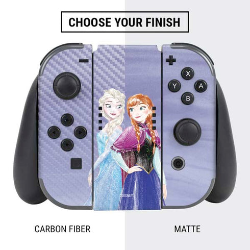 Disney Frozen Elsa and Anna Sisters Art Nintendo Switch Bundle Skin
