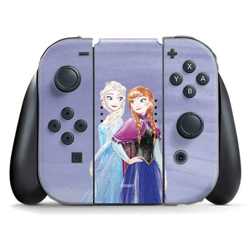 Disney Frozen Elsa and Anna Sisters Art Nintendo Switch (2017-2021) Joy-Con Controller Skin