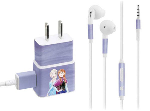 Disney Frozen Elsa and Anna Sisters Art Phone Charger Skin