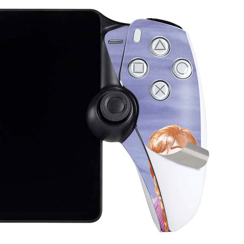 Disney Frozen Elsa and Anna Sisters Art PlayStation Portal Remote Player Skin