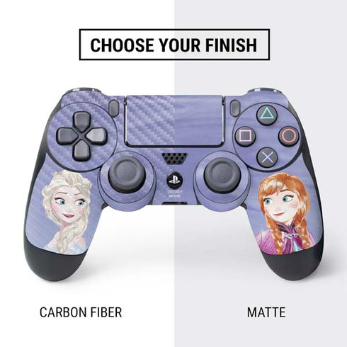 Disney Frozen Elsa and Anna Sisters Art PS4 Controller Skin