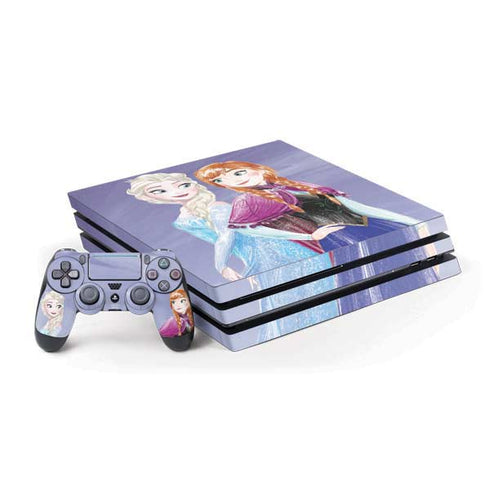 Disney Frozen Elsa and Anna Sisters Art PS4 Pro Bundle Skin