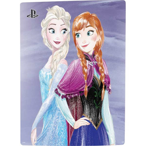 Disney Frozen Elsa and Anna Sisters Art PS5 Bundle Skin
