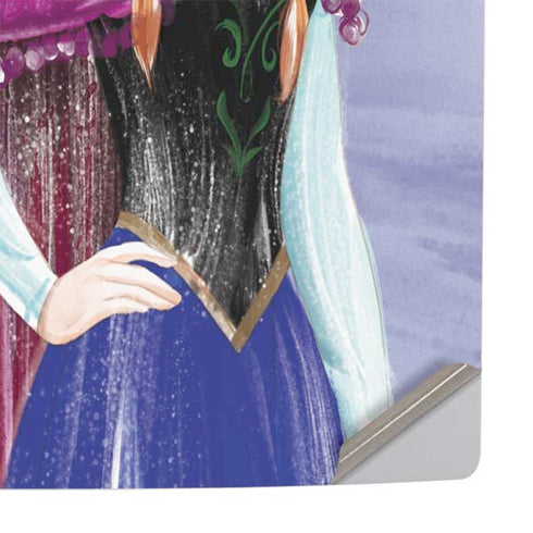 Disney Frozen Elsa and Anna Sisters Art PS5 Slim Disk Console Skin