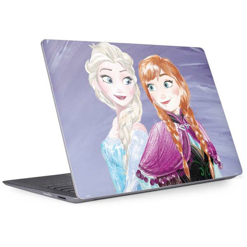 Disney Frozen Elsa and Anna Sisters Art Surface Laptop 2 Skin
