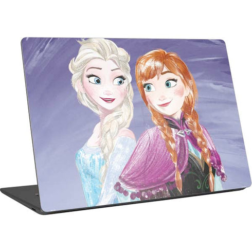 Disney Frozen Elsa and Anna Sisters Art Surface Laptop 4 15in Skin