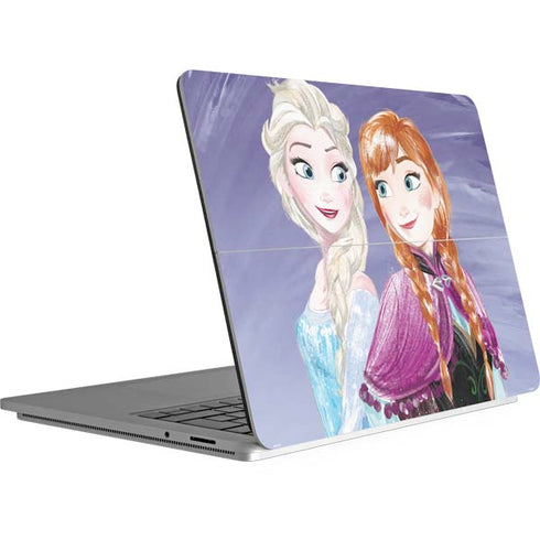 Disney Frozen Elsa and Anna Sisters Art Surface Laptop Studio Skin