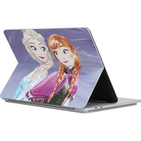 Disney Frozen Elsa and Anna Sisters Art Surface Laptop Studio Skin