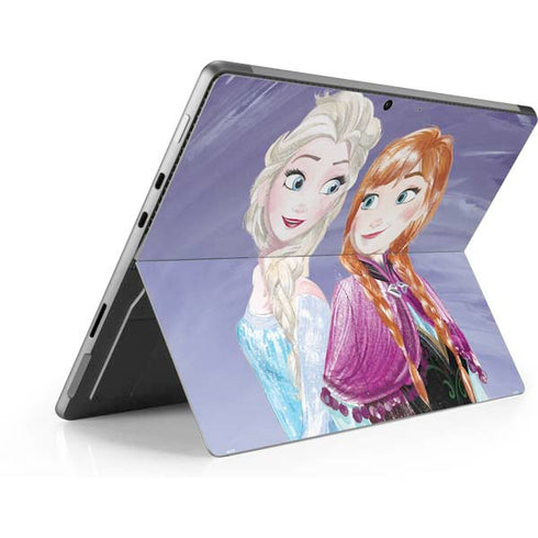 Disney Frozen Elsa and Anna Sisters Art Surface Pro 9 Skin