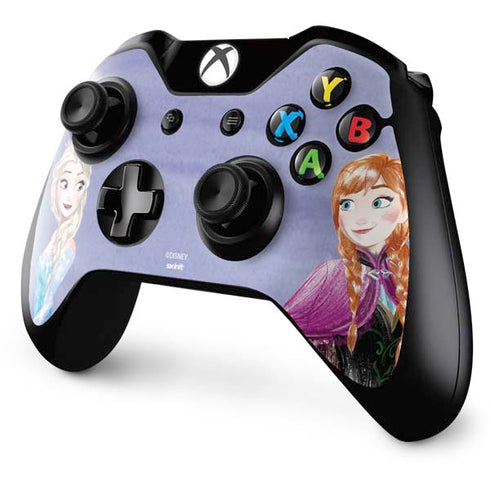 Disney Frozen Elsa and Anna Sisters Art Xbox One Controller Skin