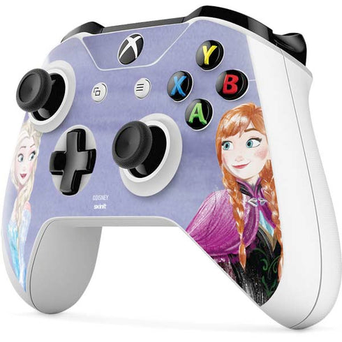 Disney Frozen Elsa and Anna Sisters Art Xbox One S All-Digital Edition Bundle Skin