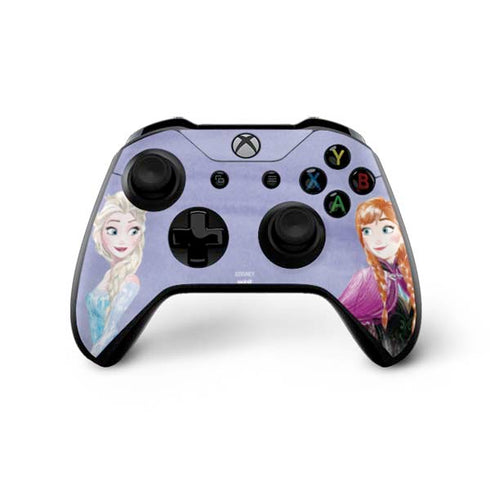 Disney Frozen Elsa and Anna Sisters Art Xbox One X Controller Skin