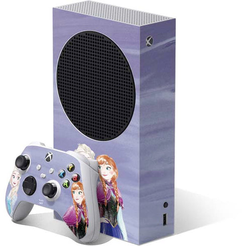 Disney Frozen Elsa and Anna Sisters Art Xbox Series S Skins