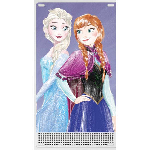 Disney Frozen Elsa and Anna Sisters Art Xbox Series S Skins