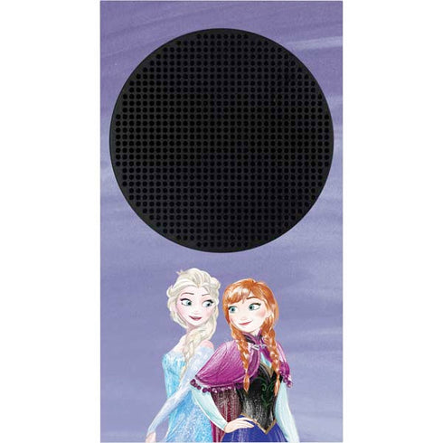 Disney Frozen Elsa and Anna Sisters Art Xbox Series S Console Skin