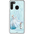Disney Frozen Elsa and Olaf Art Galaxy A21 Clear Case