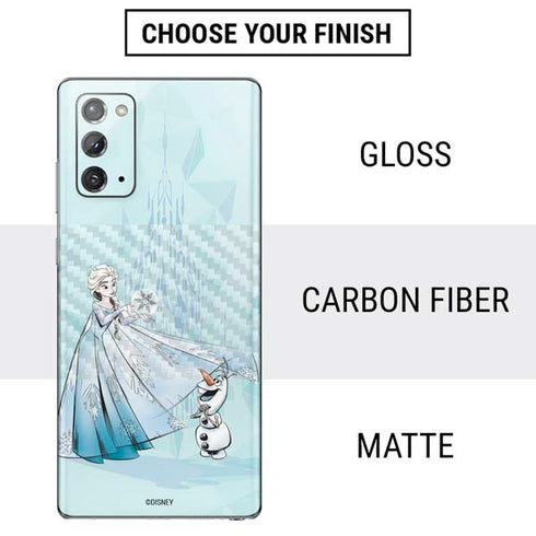 Disney Frozen Elsa and Olaf Art Galaxy Note20 5G Skin