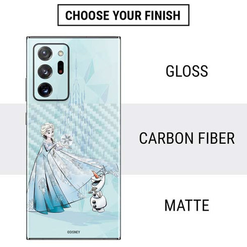 Disney Frozen Elsa and Olaf Art Galaxy Note20 Ultra 5G Skin
