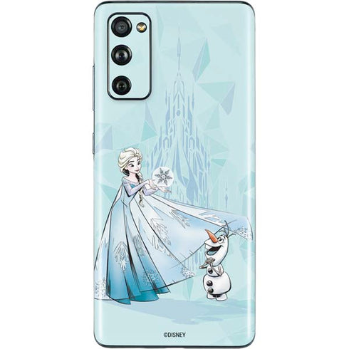 Disney Frozen Elsa and Olaf Art Galaxy S20 Fan Edition Skin
