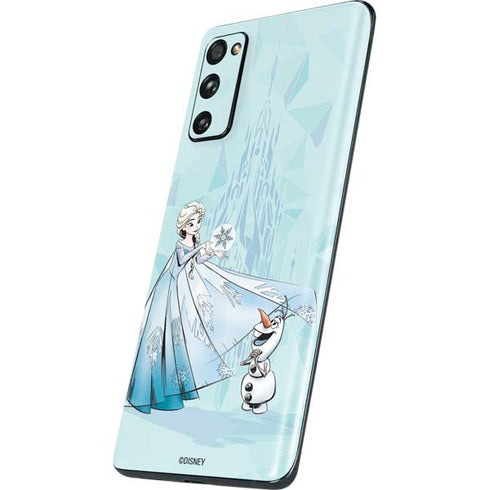 Disney Frozen Elsa and Olaf Art Galaxy S20 Fan Edition Skin