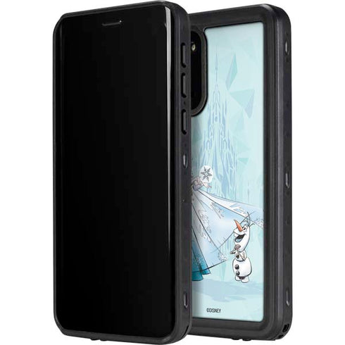 Disney Frozen Elsa and Olaf Art Galaxy S20 Waterproof Case
