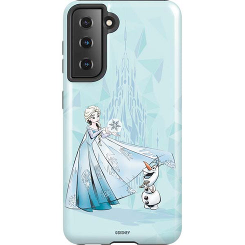 Disney Frozen Elsa and Olaf Art Galaxy S21 5G Pro Case