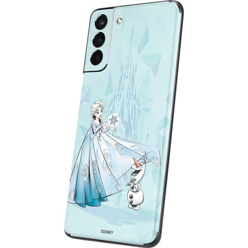 Disney Frozen Elsa and Olaf Art Galaxy S21 5G Skin