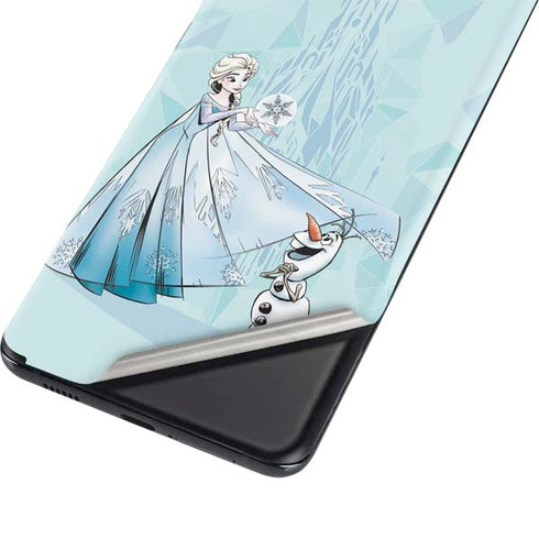 Disney Frozen Elsa and Olaf Art Galaxy S21 5G Skin
