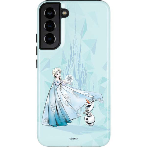 Disney Frozen Elsa and Olaf Art Galaxy S22 Plus Pro Case