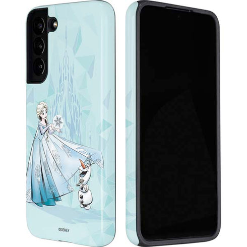 Disney Frozen Elsa and Olaf Art Galaxy S22 Plus Pro Case