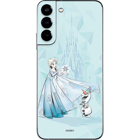 Disney Frozen Elsa and Olaf Art Galaxy S22 Plus Skin