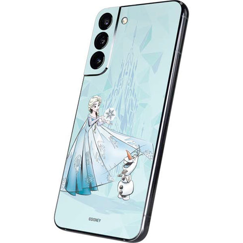 Disney Frozen Elsa and Olaf Art Galaxy S22 Plus Skin