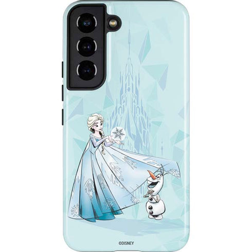 Disney Frozen Elsa and Olaf Art Galaxy S22 Pro Case