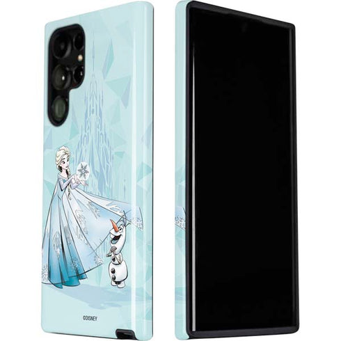 Disney Frozen Elsa and Olaf Art Galaxy S22 Ultra Pro Case