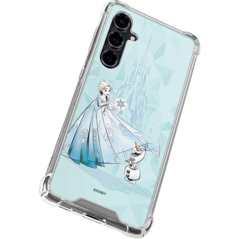 Disney Frozen Elsa and Olaf Art Galaxy S23 FE Clear Case