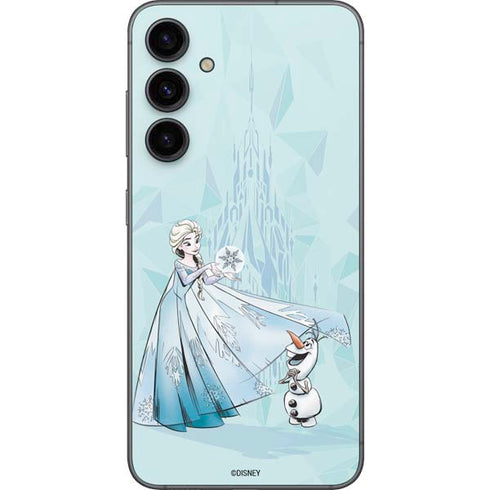 Disney Frozen Elsa and Olaf Art Galaxy S23 FE Skin